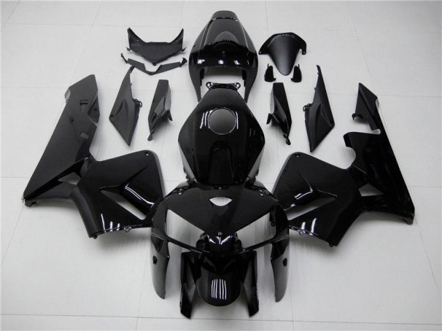 Noir Brillant Carénages Honda CBR 600 RR 2005-2006 Noir Brillant Carénages Honda CBR 600 RR 2005-2006