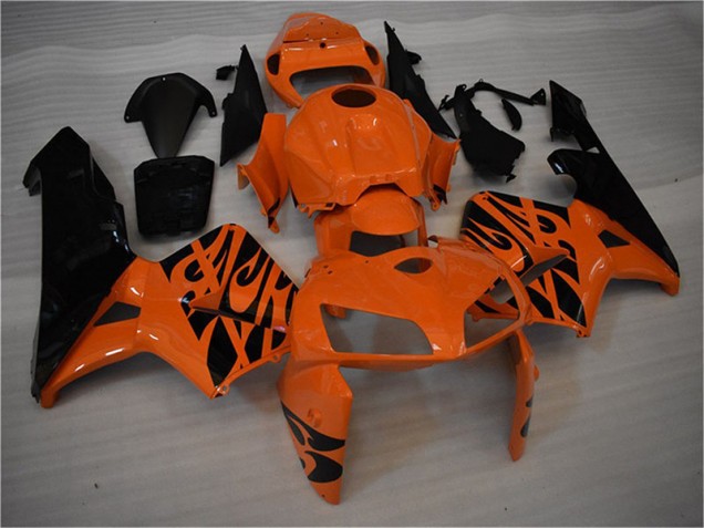 Orange Noir Carénages Honda CBR 600 RR 2005-2006 Orange Noir Carénages Honda CBR 600 RR 2005-2006