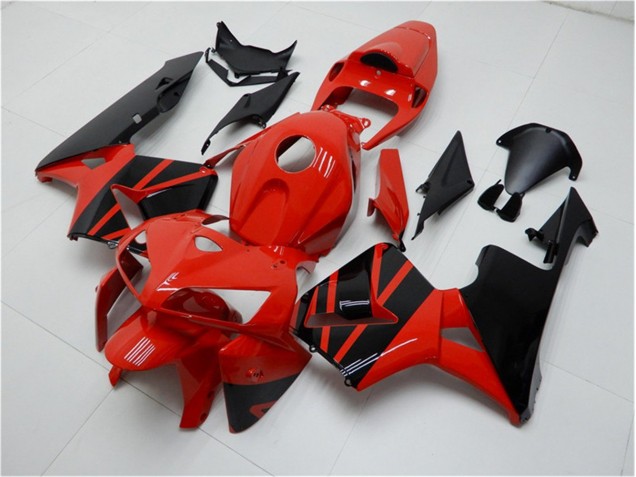 Rouge Noir Kit Carénages Honda CBR 600 RR 2005-2006 Rouge Noir Kit Carénages Honda CBR 600 RR 2005-2006