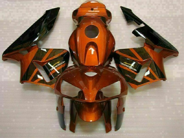 Orange Noir Carénage Honda CBR 600 RR 2005-2006