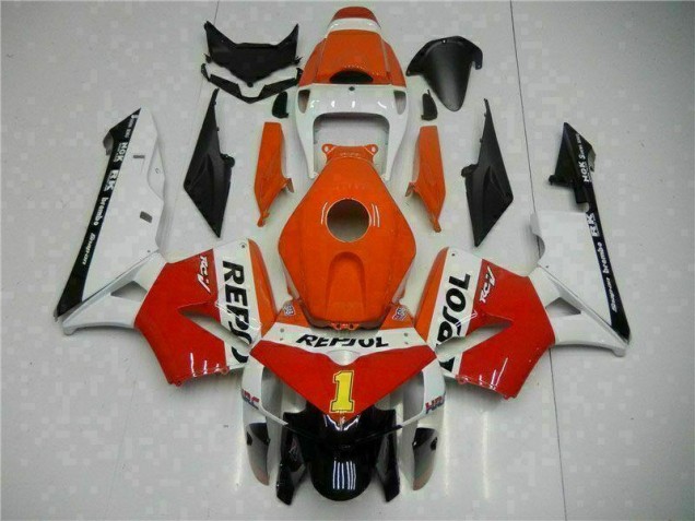 Orange Repsol Carénage Honda CBR 600 RR 2005-2006 Orange Repsol Carénage Honda CBR 600 RR 2005-2006