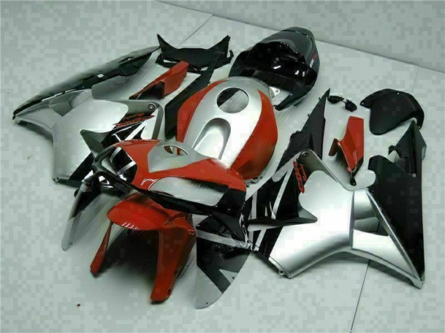 Noir Argent Rouge Carénage Honda CBR 600 RR 2005-2006