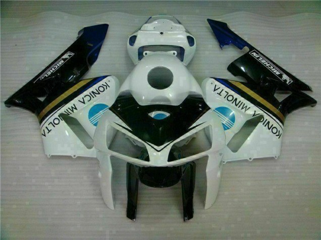 Blanc Noir Carénage Honda CBR 600 RR 2005-2006