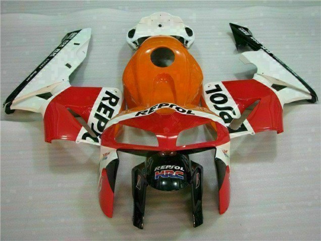 Orange Noir Repsol Carénages Honda CBR 600 RR 2005-2006 Orange Noir Repsol Carénages Honda CBR 600 RR 2005-2006