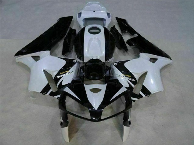 Blanc Noir Carrosserie Honda CBR 600 RR 2005-2006