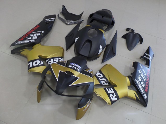 Noir Or Repsol Carénage Honda CBR 600 RR 2005-2006