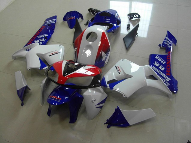 Blanc Bleu Rouge HRC Carénage Honda CBR 600 RR 2005-2006 Blanc Bleu Rouge HRC Carénage Honda CBR 600 RR 2005-2006
