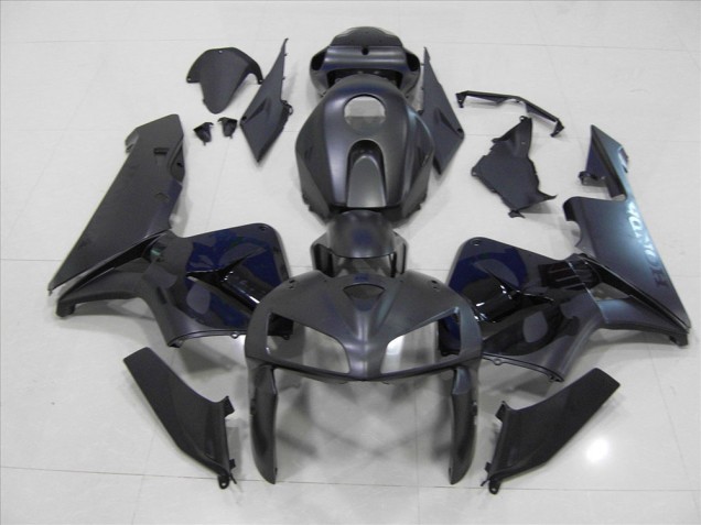 Noir Mat Crâne Carénage Honda CBR 600 RR 2005-2006