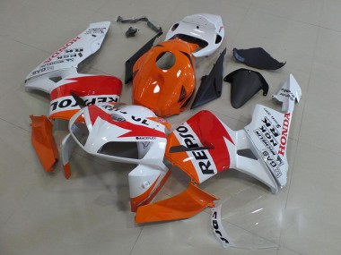 Orange Blanc Repsol Carénage Honda CBR 600 RR 2005-2006 Abordables