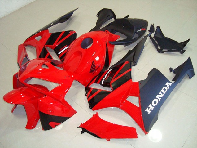 Rouge Noir Carrosserie Honda CBR 600 RR 2005-2006