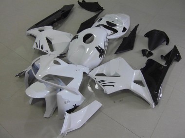 Blanc avec Spécial Décalque Carénage Honda CBR 600 RR 2005-2006 Abordables