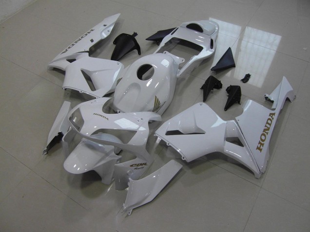 Blanc Carrosserie Honda CBR 600 RR 2005-2006 Blanc Carrosserie Honda CBR 600 RR 2005-2006