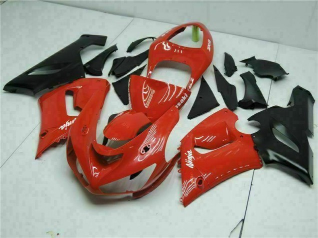 Rouge Carénages Kawasaki ZX6R 2005-2006 Rouge Carénages Kawasaki ZX6R 2005-2006