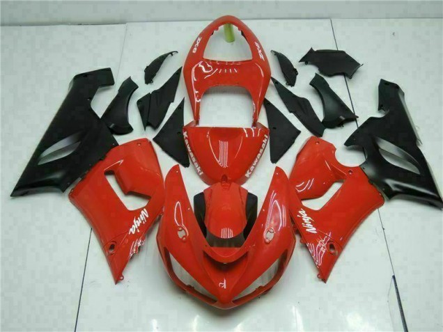 Rouge Carénages Kawasaki ZX6R 2005-2006 Rouge Carénages Kawasaki ZX6R 2005-2006