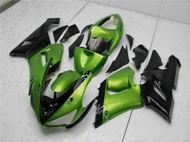 Vert Kit Carénages & Plastique Kawasaki ZX6R 2005-2006 Vert Kit Carénages & Plastique Kawasaki ZX6R 2005-2006