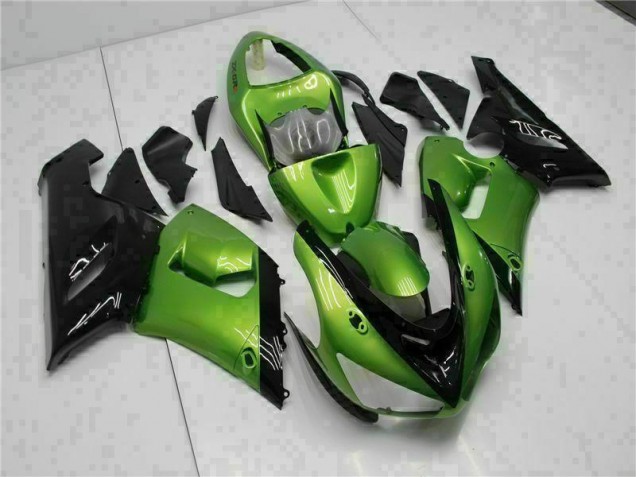 Vert Kit Carénages & Plastique Kawasaki ZX6R 2005-2006 Vert Kit Carénages & Plastique Kawasaki ZX6R 2005-2006