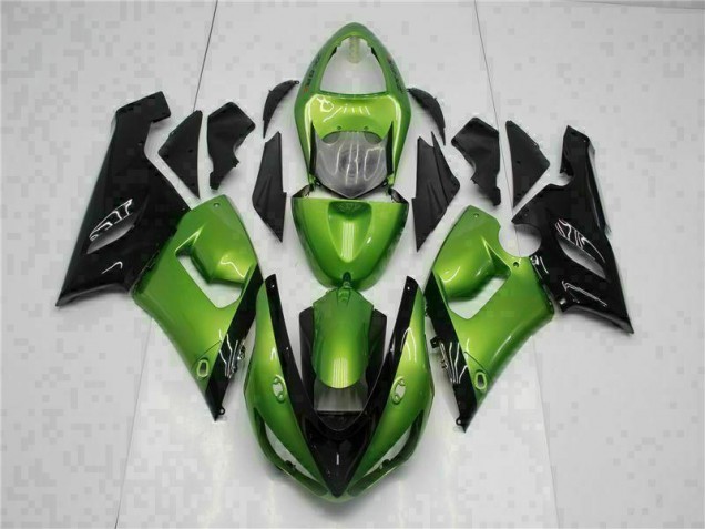 Vert Kit Carénages & Plastique Kawasaki ZX6R 2005-2006 Vert Kit Carénages & Plastique Kawasaki ZX6R 2005-2006