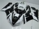 Noir Blanc Carénage Kawasaki ZX6R 2005-2006 Noir Blanc Carénage Kawasaki ZX6R 2005-2006
