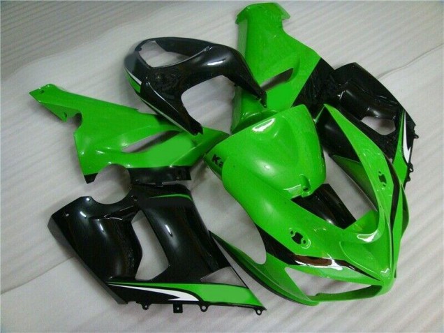 Vert Blanc Noir Carénage Kawasaki ZX6R 2005-2006 Vert Blanc Noir Carénage Kawasaki ZX6R 2005-2006