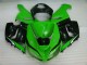 Vert Blanc Noir Carénage Kawasaki ZX6R 2005-2006 Vert Blanc Noir Carénage Kawasaki ZX6R 2005-2006