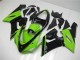 Vert Noir Carénages Kawasaki ZX6R 2005-2006 Vert Noir Carénages Kawasaki ZX6R 2005-2006