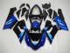 Bleu Noir Carénage Kawasaki ZX6R 2005-2006 Bleu Noir Carénage Kawasaki ZX6R 2005-2006