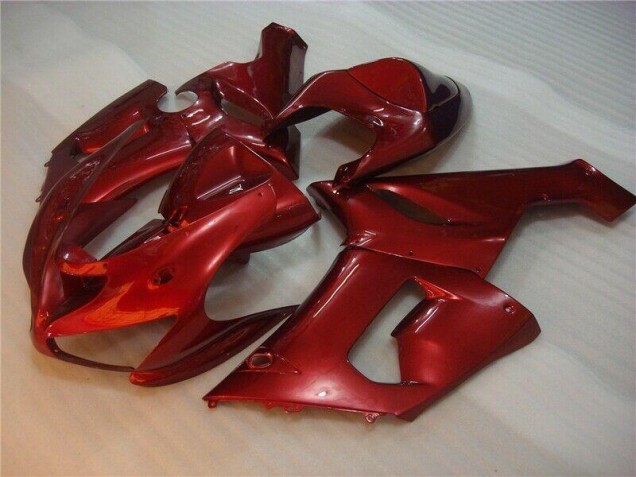 Rouge Carénage Kawasaki ZX6R 2005-2006 Rouge Carénage Kawasaki ZX6R 2005-2006
