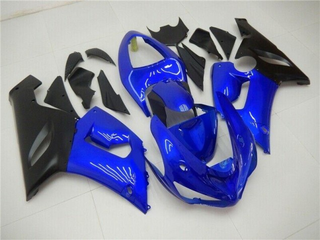 Bleu Carénages Kawasaki ZX6R 2005-2006 Bleu Carénages Kawasaki ZX6R 2005-2006