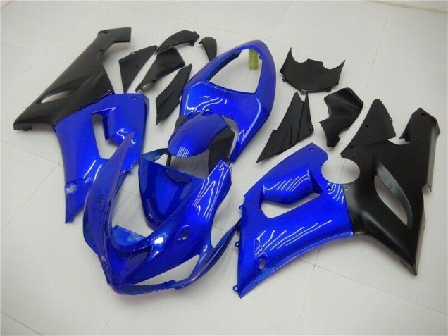 Bleu Carénages Kawasaki ZX6R 2005-2006 Bleu Carénages Kawasaki ZX6R 2005-2006