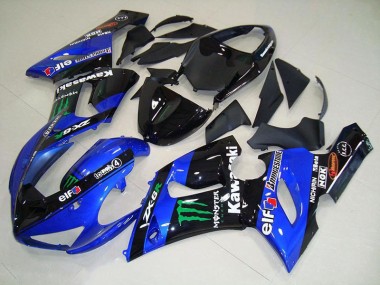Candy Bleu Monster Carénage Kawasaki ZX6R 2005-2006 Abordables