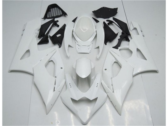 Blanc Carénage Suzuki GSXR 1000 K5 2005-2006