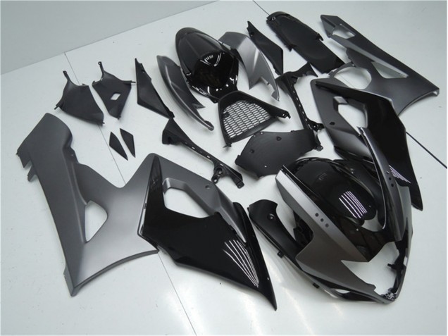 Gris Noir Carénage Suzuki GSXR 1000 K5 2005-2006 Gris Noir Carénage Suzuki GSXR 1000 K5 2005-2006