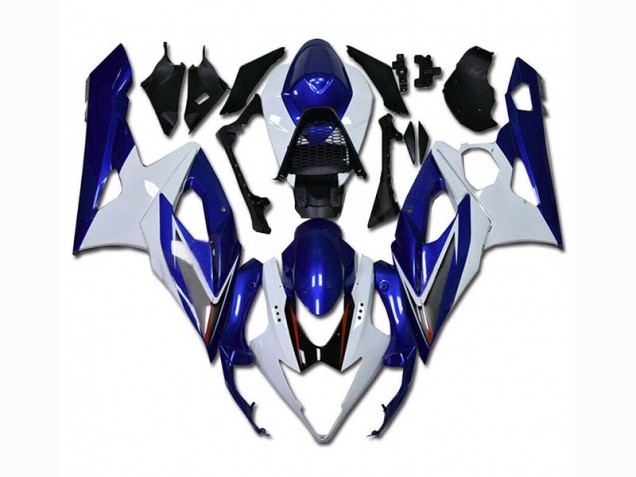 Blanc Bleu Carrosserie Suzuki GSXR 1000 K5 2005-2006 Blanc Bleu Carrosserie Suzuki GSXR 1000 K5 2005-2006
