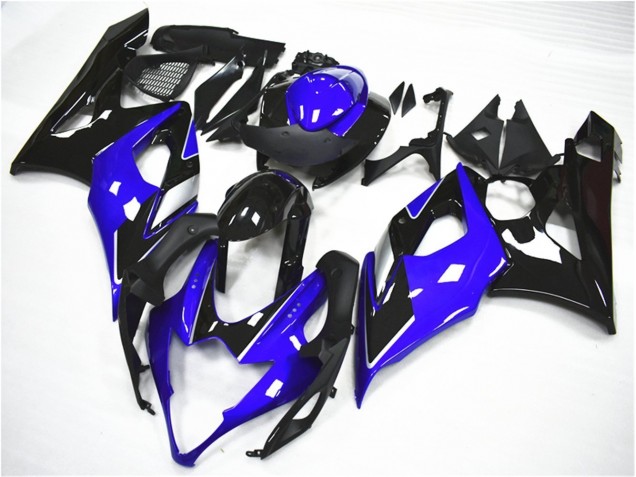 Bleu Noir Kit Carénages Complet Suzuki GSXR 1000 K5 2005-2006 Bleu Noir Kit Carénages Complet Suzuki GSXR 1000 K5 2005-2006