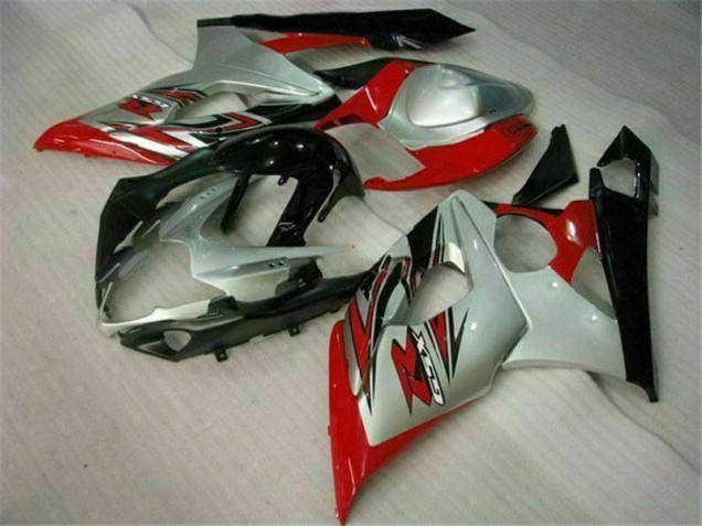 Rouge Blanc Carrosserie Suzuki GSXR 1000 K5 2005-2006 Rouge Blanc Carrosserie Suzuki GSXR 1000 K5 2005-2006