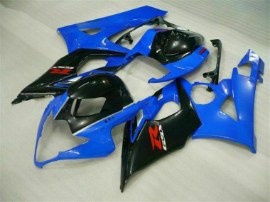 Bleu Noir Carénage Suzuki GSXR 1000 K5 2005-2006 Abordables