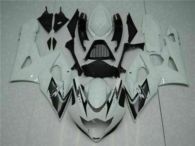 Blanc Carénages Suzuki GSXR 1000 K5 2005-2006 Blanc Carénages Suzuki GSXR 1000 K5 2005-2006