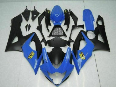 Bleu Noir Kit Carénages Suzuki GSXR 1000 K5 2005-2006 Abordables