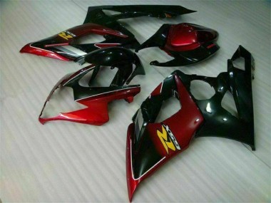 Rouge Noir Carénages Suzuki GSXR 1000 K5 2005-2006 Abordables