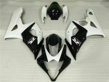 Blanc Noir Carénages Suzuki GSXR 1000 K5 2005-2006 Abordables