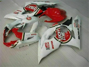 Rouge Blanc Carénages Suzuki GSXR 1000 K5 2005-2006 Abordables