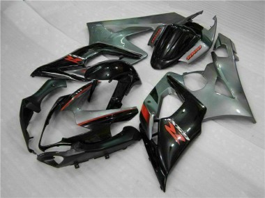 Gris Noir Carrosserie Suzuki GSXR 1000 K5 2005-2006 Abordables