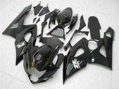 Noir Brillant Carénages Suzuki GSXR 1000 K5 2005-2006 Abordables