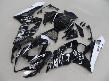 Noir Corona Carénage Suzuki GSXR 1000 K5 2005-2006 Abordables