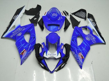 Bleu Corona Carénage Suzuki GSXR 1000 K5 2005-2006 Abordables