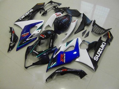 Bleu Blanc Kit Carénages Complet Suzuki GSXR 1000 K5 2005-2006 Abordables