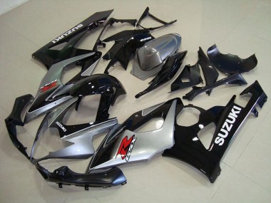 Gris Noir Kit Carénages Complet Suzuki GSXR 1000 K5 2005-2006 Abordables