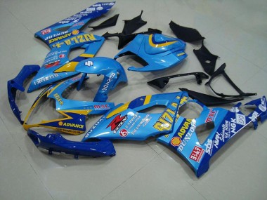 Light Bleu Rizla Carénage Suzuki GSXR 1000 K5 2005-2006 Abordables