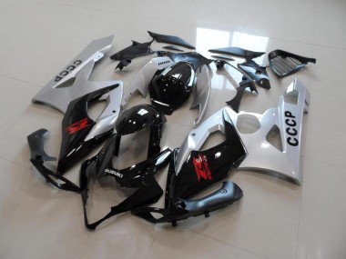 Argent Noir Carénage Suzuki GSXR 1000 K5 2005-2006 Abordables