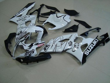 Blanc Corona Carénage Suzuki GSXR 1000 K5 2005-2006 Abordables